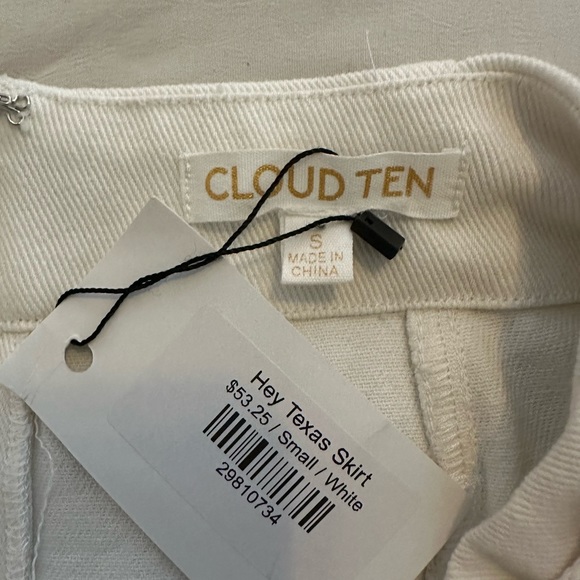 NWT hey Texas white skirt - Picture 4 of 5
